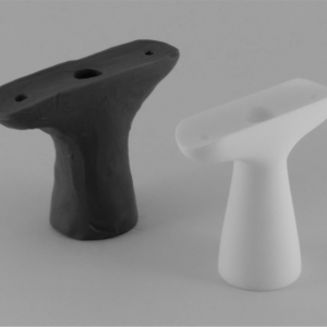 Handrail Bracket 05 Mockup vs 3D Printed Bracket