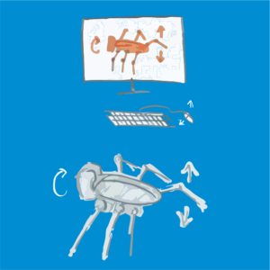 Design Question Portfolio 2014 Dung Beetle Robot Concept 08 Digital Twin Idea Sketch