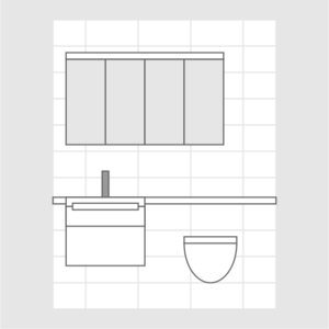 Design Question Portfolio 2014 Mannala Bathroom 02 Bathroom Front Wall Projection